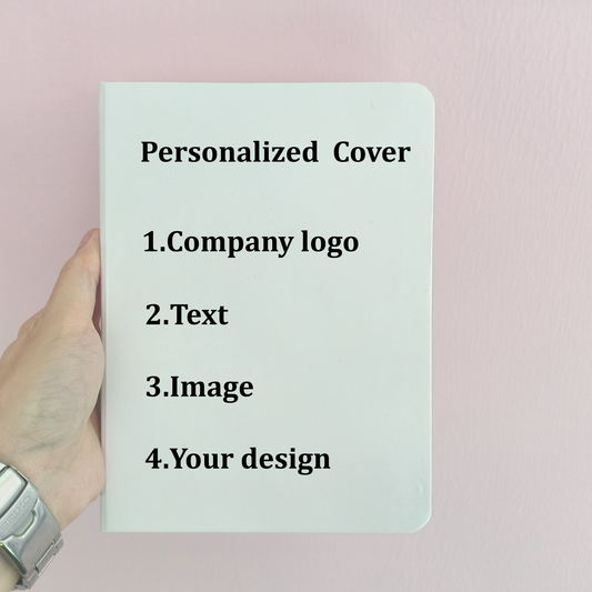 Plain notebooks customizable