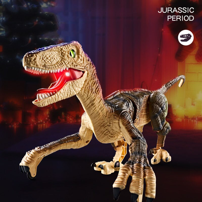 Simulation Dinosaur Remote Control Toy With LED Light