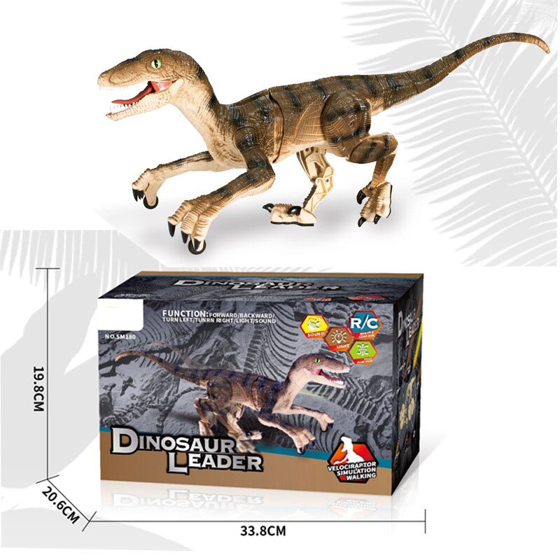 Simulation Dinosaur Remote Control Toy With LED Light