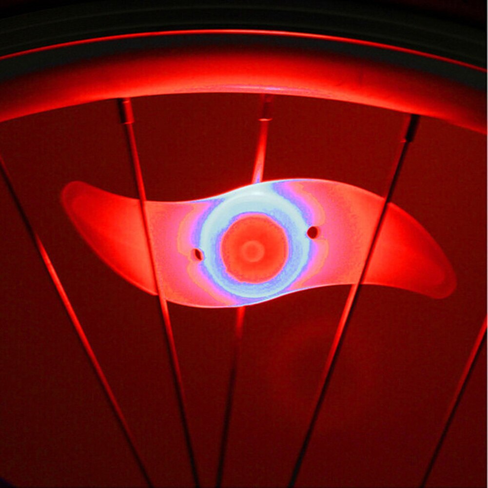 2pcs Willow Shape Waterproof Cycling LED Bike Lamp