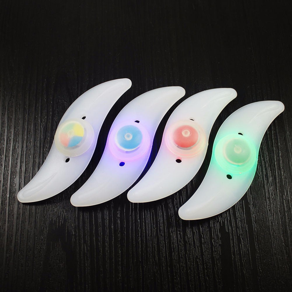 2pcs Willow Shape Waterproof Cycling LED Bike Lamp