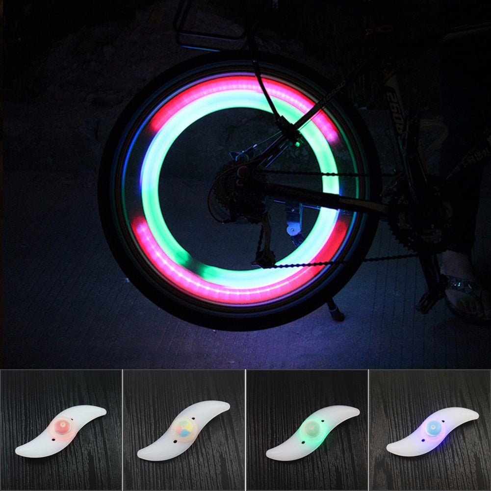 2pcs Willow Shape Waterproof Cycling LED Bike Lamp