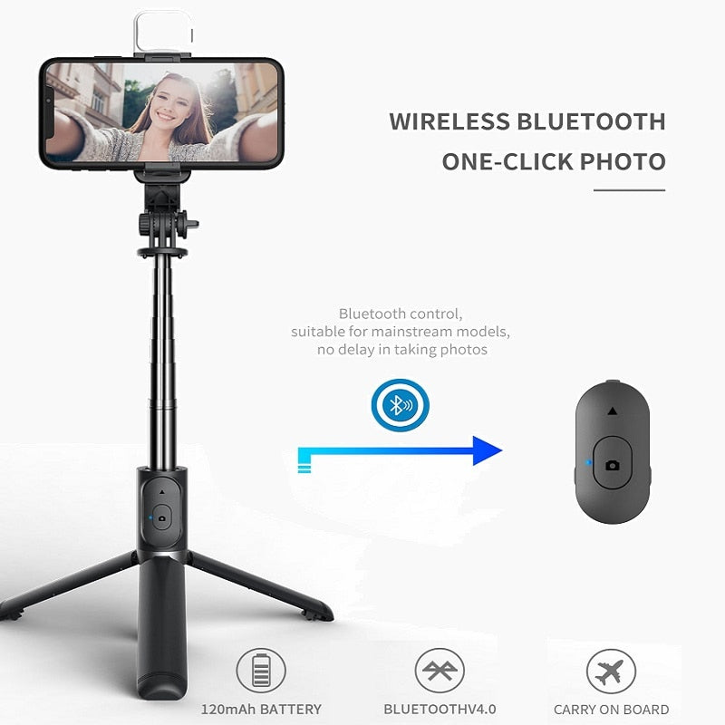 bluetooth control tripod