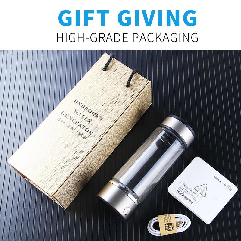 Portable rechargeable outdoor hydrogen water cup