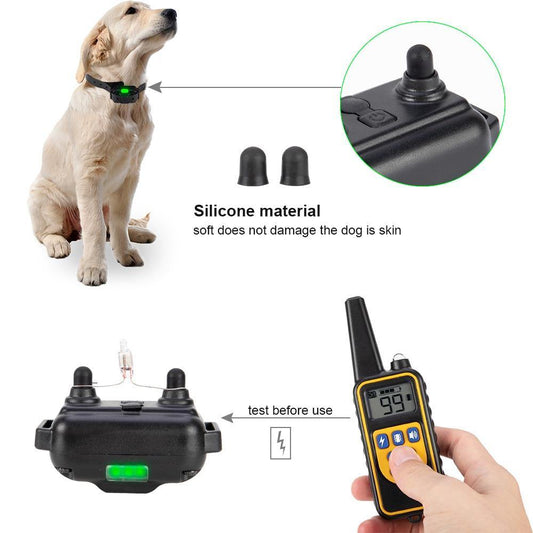 Waterproof  800m Electric Dog Training Collar Remote Control