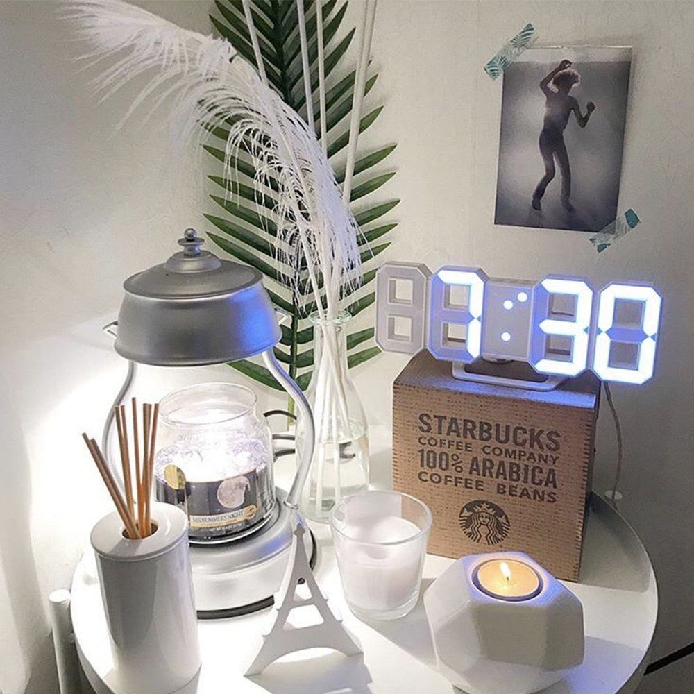 Wall Clock Date Time Celsius Nightlight