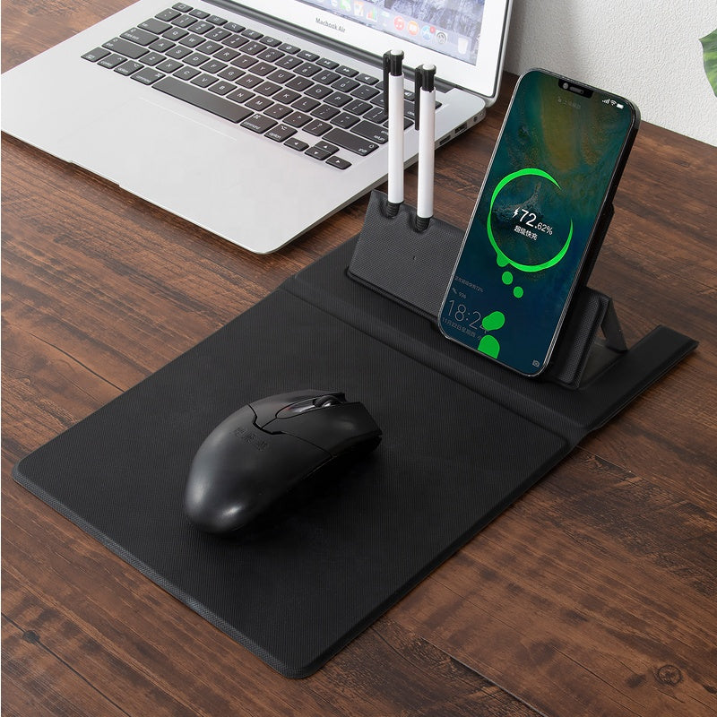 Experience the Convenience of a Foldable Wireless Charging Mouse Pad