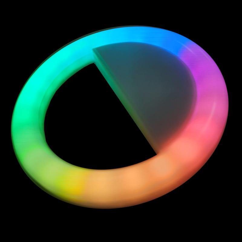 colorful rgb ring light