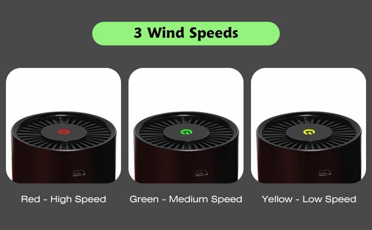 Small Car Air Purifier HEPA 13 Filter PM2.5 Dust Remove Cleaner - ST healthy life