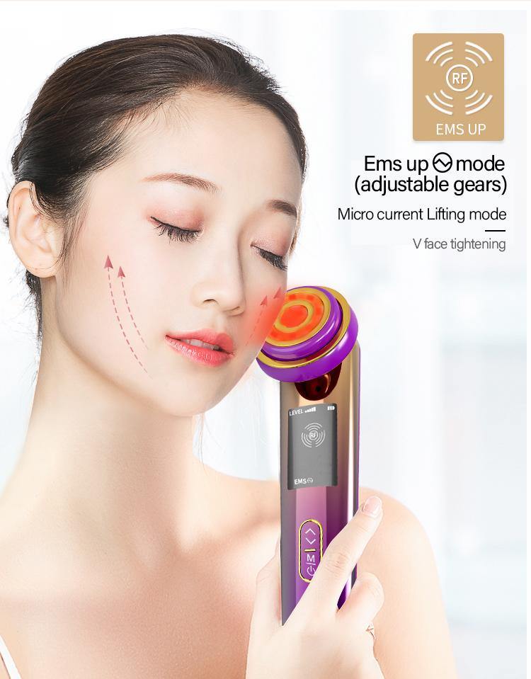 adjustable gears face beauty device
