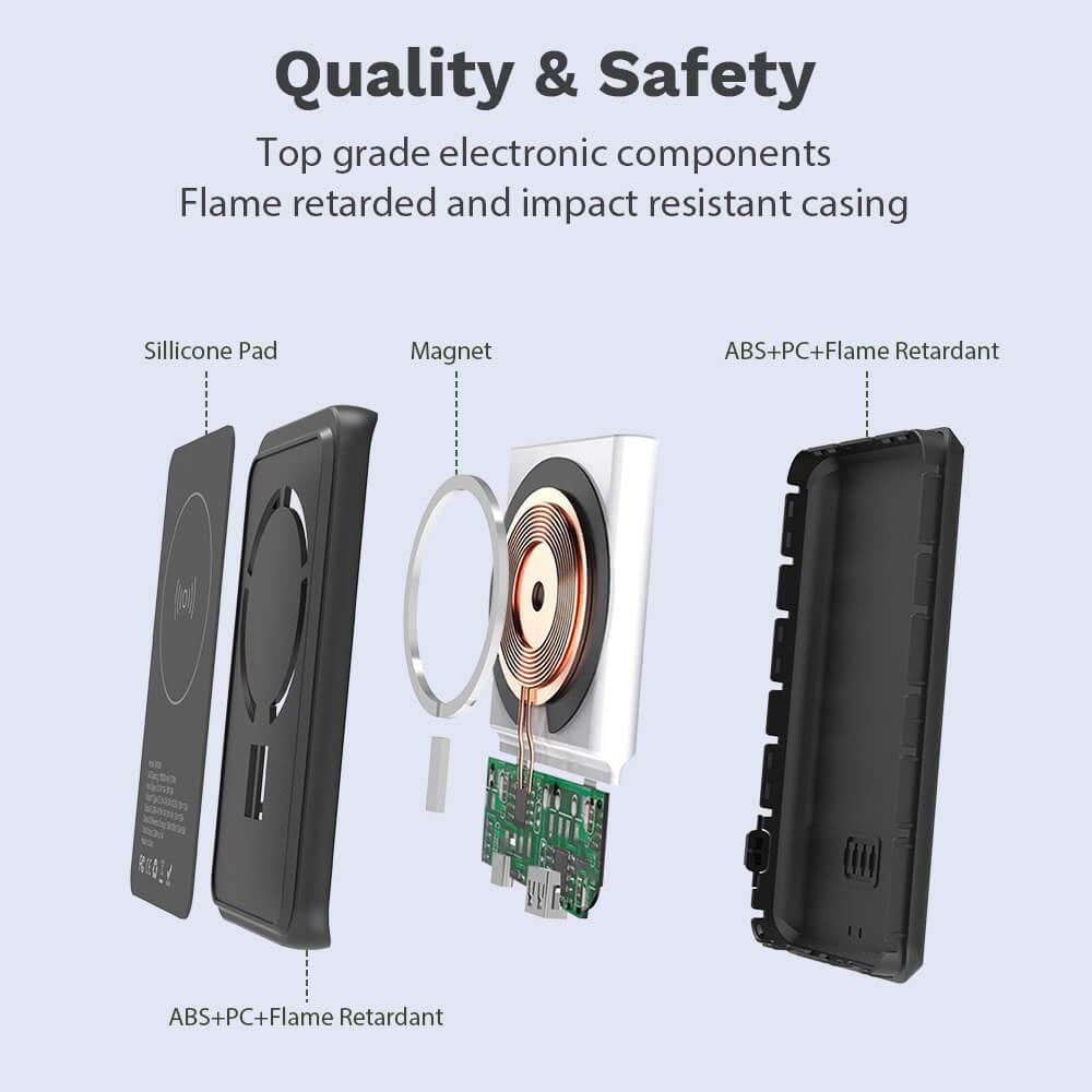 safety magnetic power bank