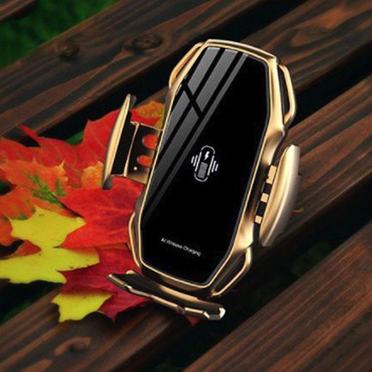 gold color car wireless charger