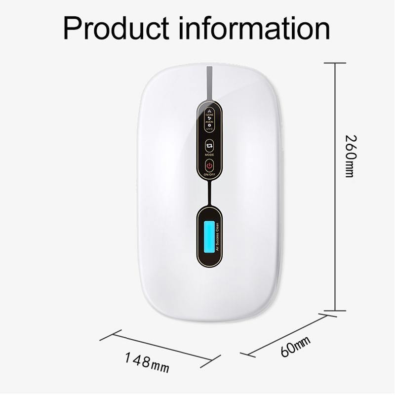 size of mouse shape air purification