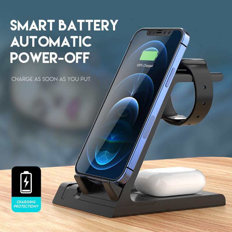 smart battery automatic power off wireless charger