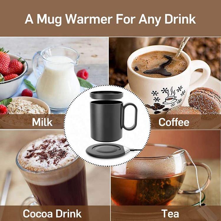 Wireless Charge function Temperature Control Ceramic Mug Warmer - ST healthy life
