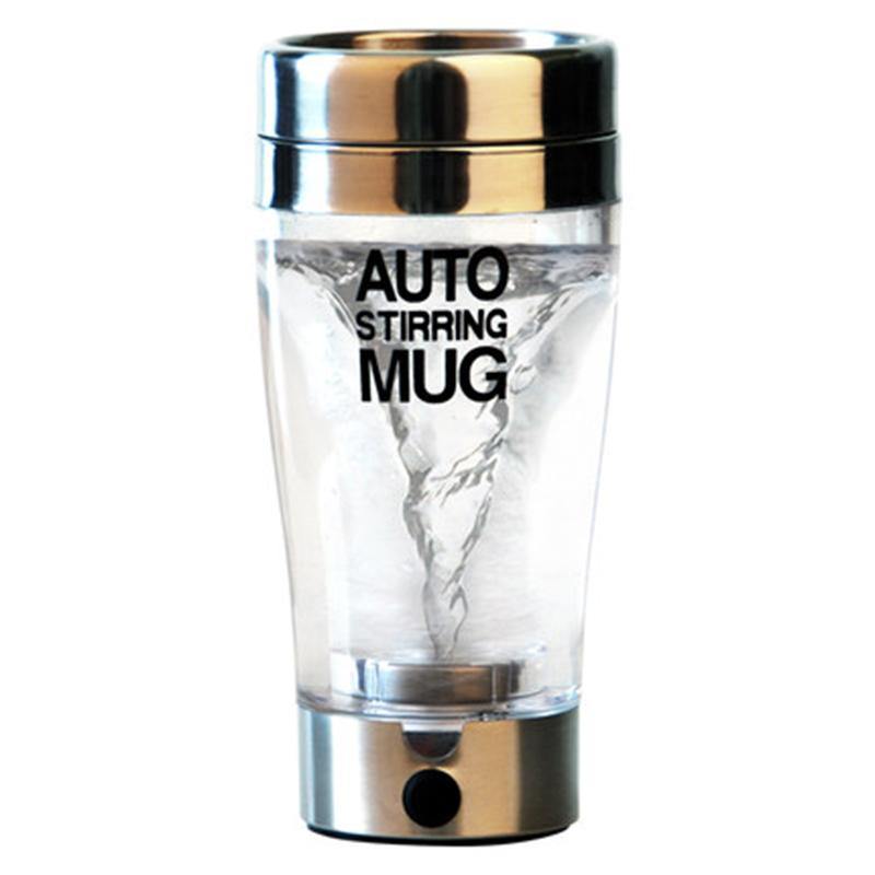 Auto stirring mug