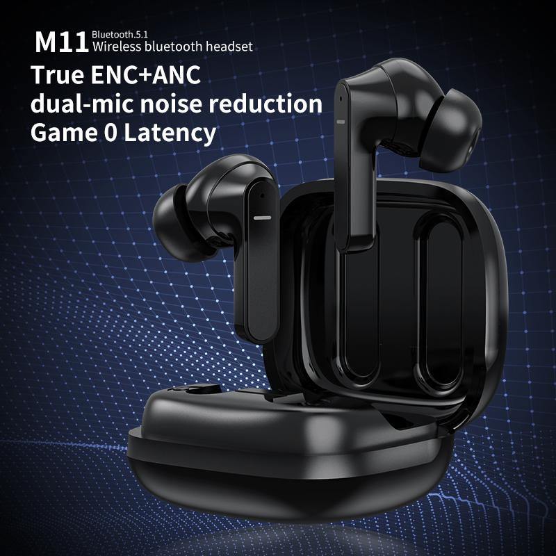 true enc dual mic reduction tws earbuds