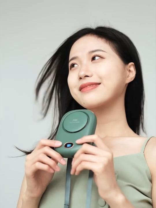 Summer New Lazy Hanging Neck Portable Mini Fan 3 Speed - ST healthy life