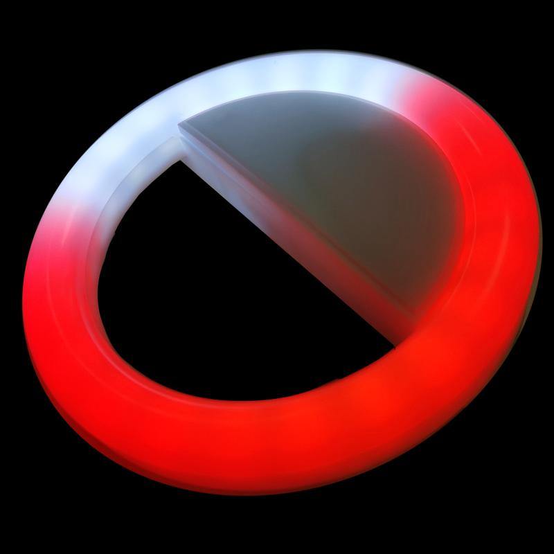 red RGB ring light