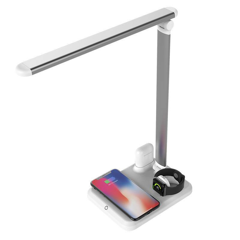 Foldable Desk Lamp Wireless Charger for mobile phone, iwatch or headset - ST healthy life