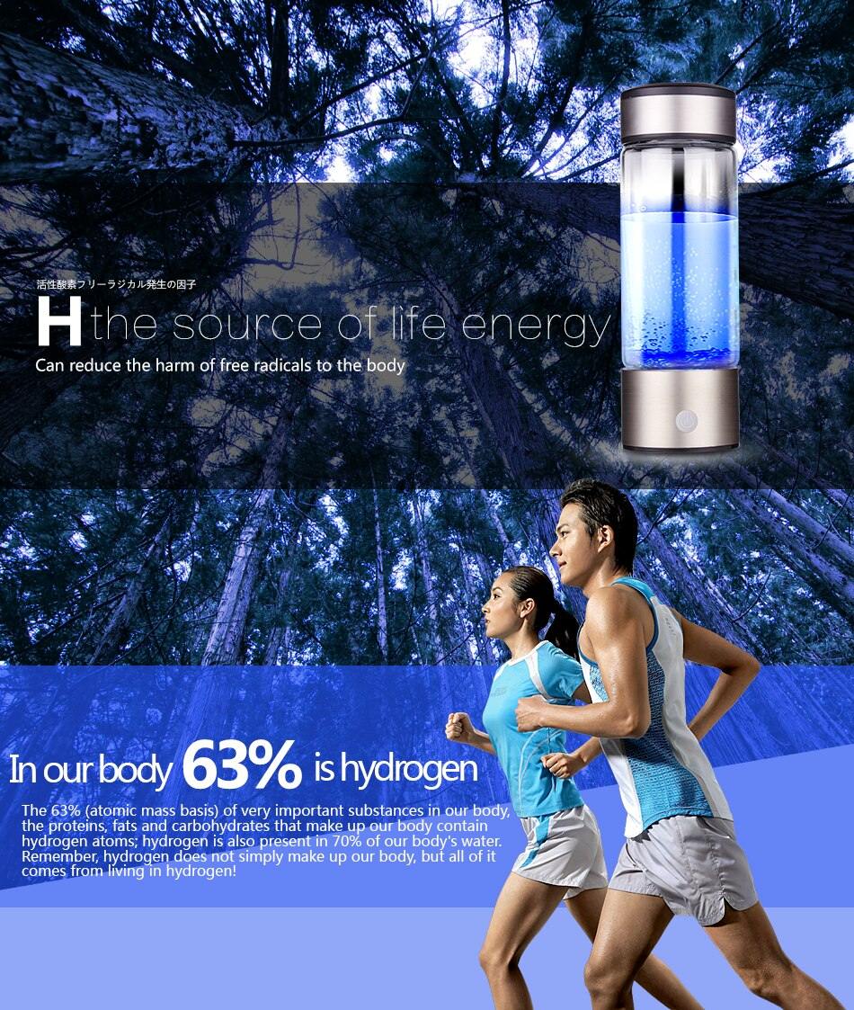 what is hydrogen water for