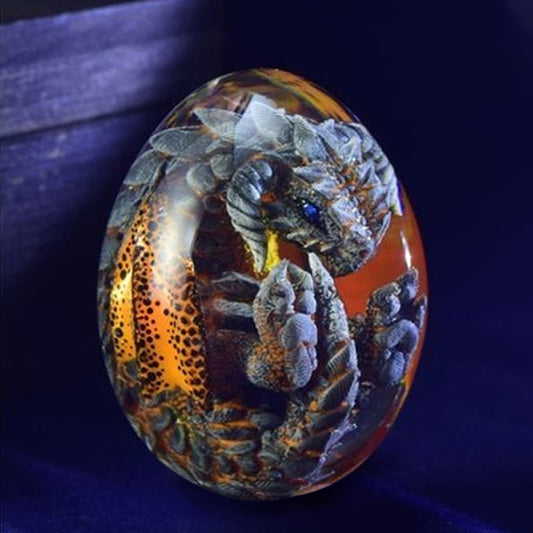 Lava Dragon Egg Ornamental Collection Decor Dinosaur Egg