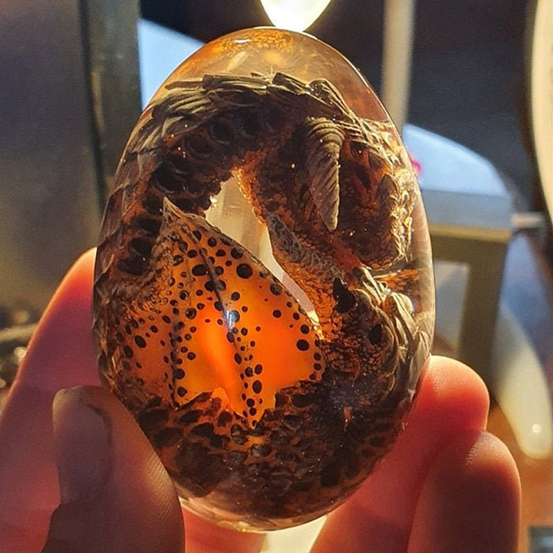 Lava Dragon Egg Ornamental Collection Decor Dinosaur Egg
