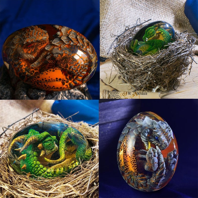 Lava Dragon Egg Ornamental Collection Decor Dinosaur Egg