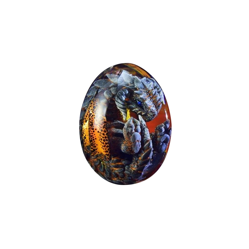 Lava Dragon Egg Ornamental Collection Decor Dinosaur Egg
