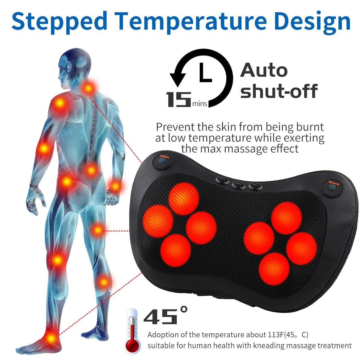 Vibrator Electric Therapy Massage Pillow - ST healthy life