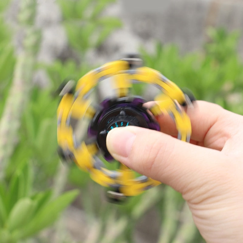 Deformable Chain DIY Spinning Top Fidget Toy for Kids