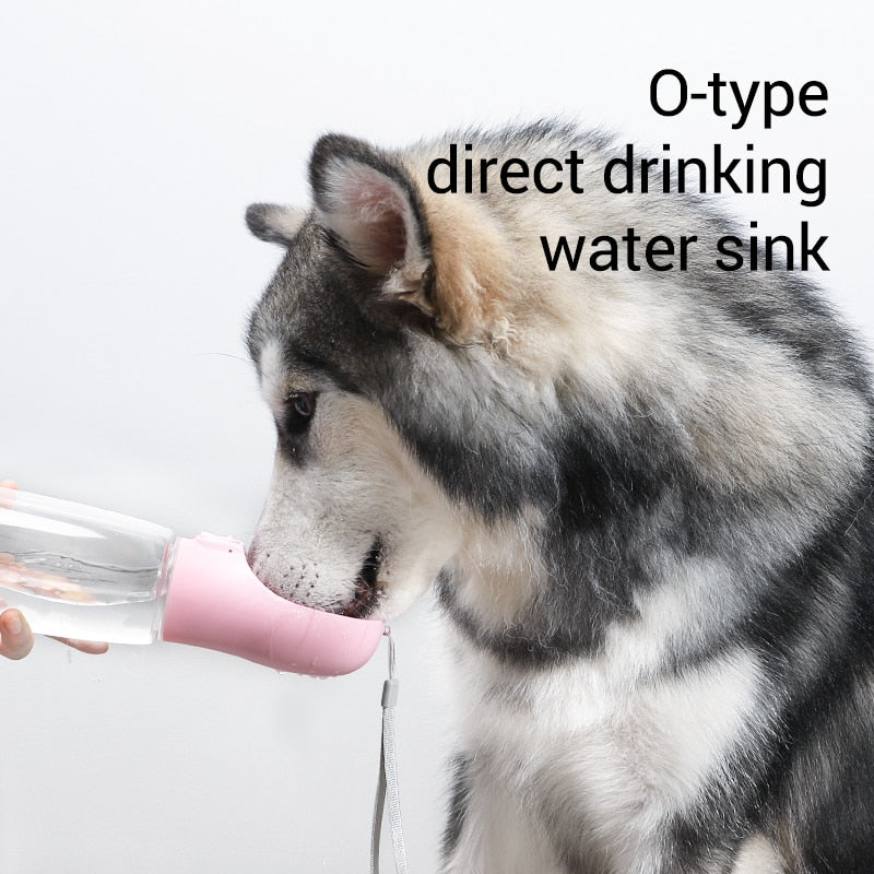 Portable Pet Water Bottle 300ML for Outdoor Travel