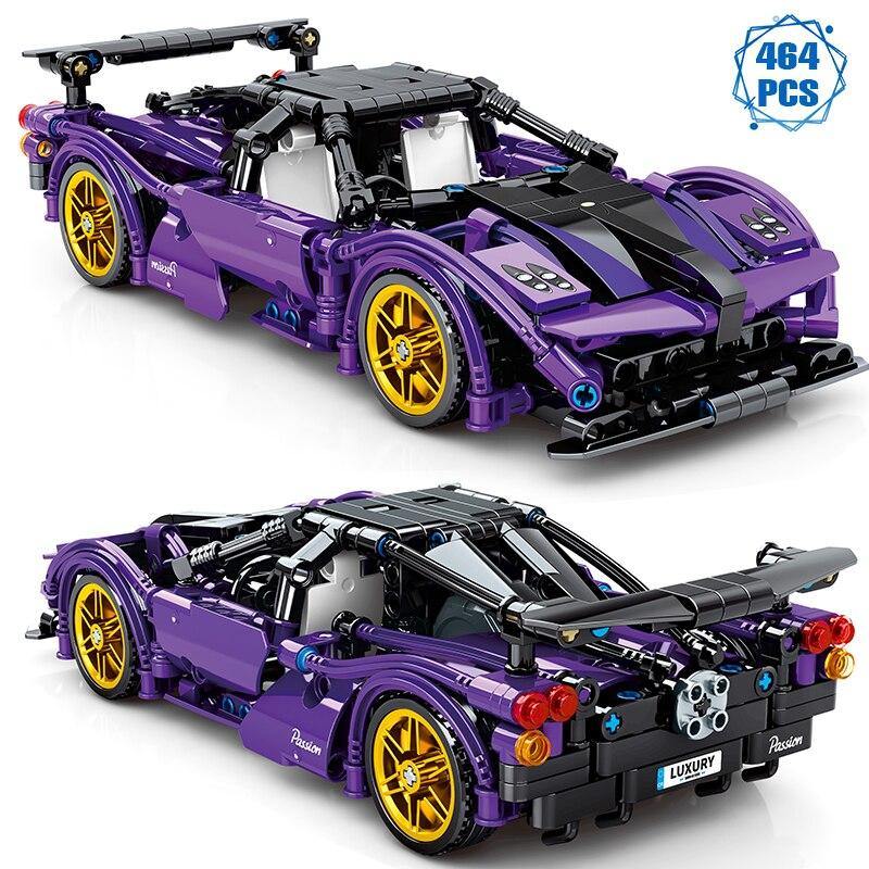 Sport Car Building Blocks Vehicle Model Assembly Bricks Toys - ST healthy life