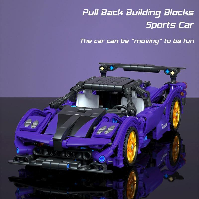 Sport Car Building Blocks Vehicle Model Assembly Bricks Toys - ST healthy life