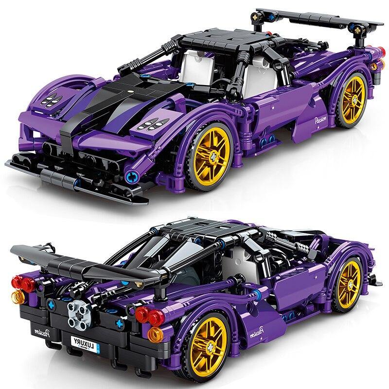Sport Car Building Blocks Vehicle Model Assembly Bricks Toys - ST healthy life