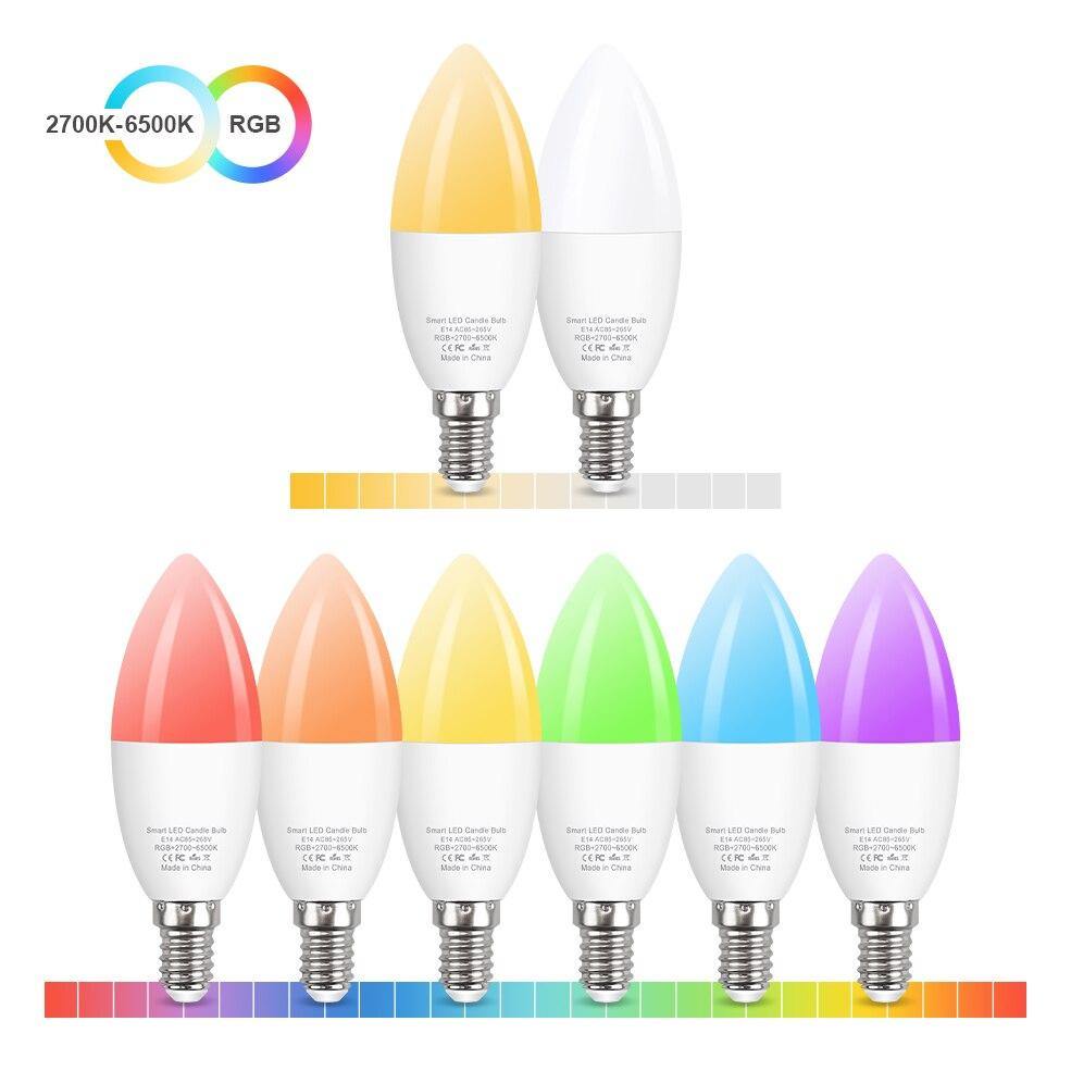 wifi RGB led lamp voice control bulb