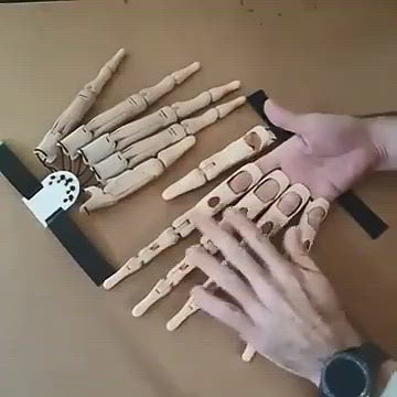 what is halloween 3D skull fingers