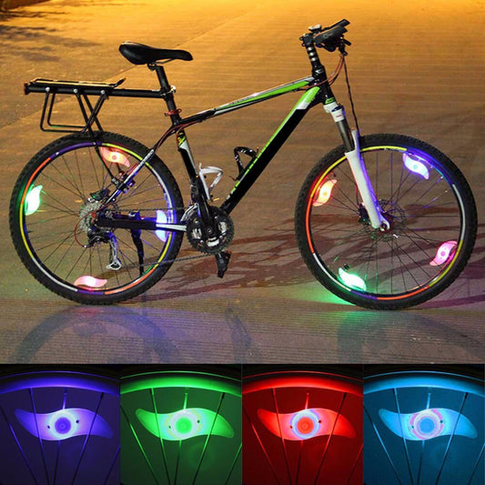 2pcs Willow Shape Waterproof Cycling LED Bike Lamp