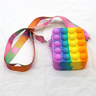 Fidget Pop it Purse Wallet  For Girls