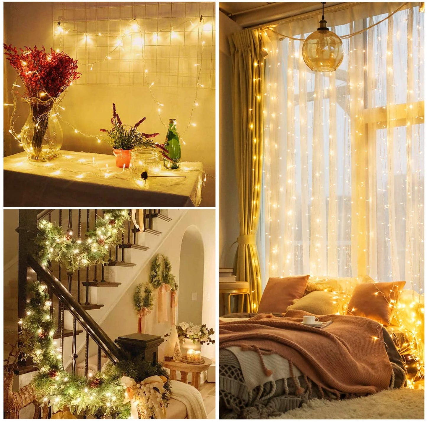 Led String Fairy Lights 8 Modes for Christmas  Decoration