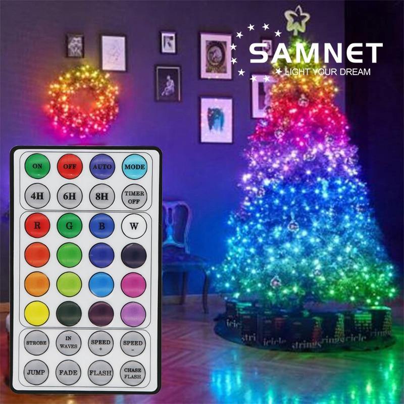 rgb christmas fairy lights
