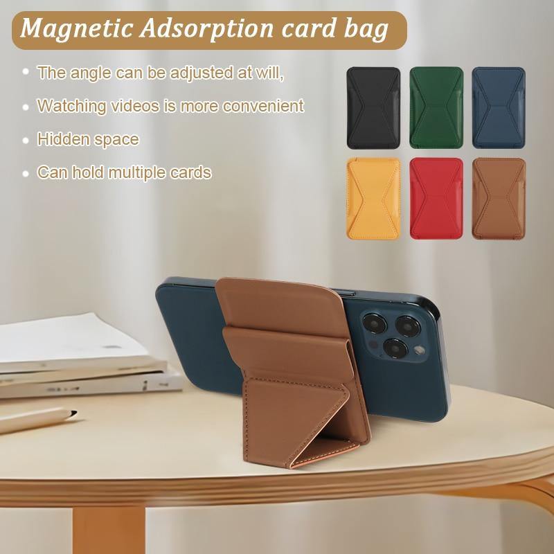 Magnetic adsorption card bag
