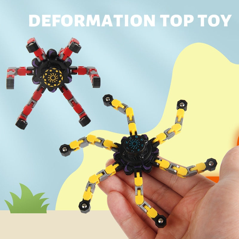 DIY fidget fingertip spinner
