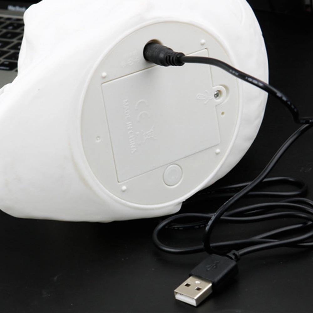 Remote Control Color Changeable  Skull LED Lamp - ST healthy life