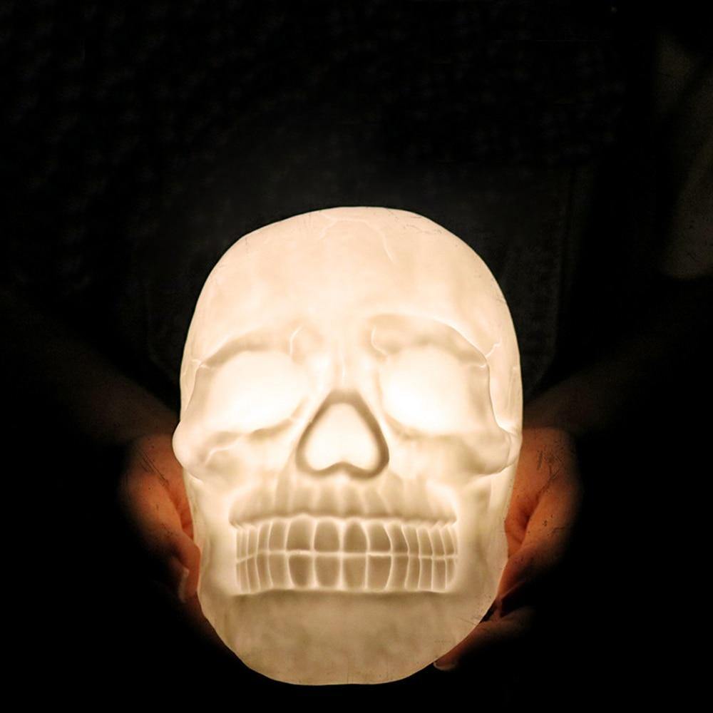 Remote Control Color Changeable  Skull LED Lamp - ST healthy life