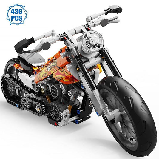 motocycle model building blocks