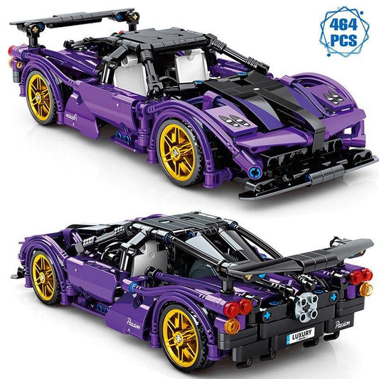 Sport Car Building Blocks  Vehicle Model Assembly Bricks Toys - ST healthy life