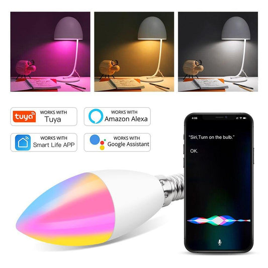 smart wifi led bulb voice control